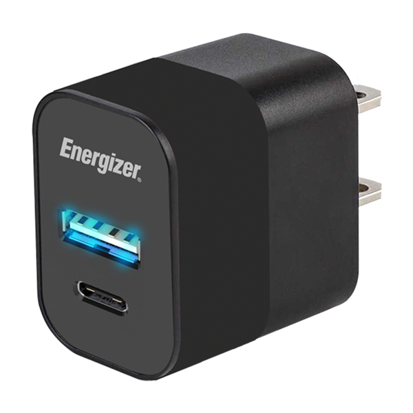 ENERGIZER USB & TYPE-C WALL CHARGER